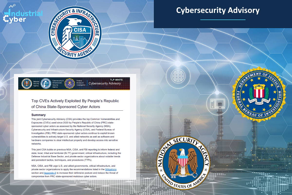 US cybersecurity agencies list ‘top CVEs exploited’ by Chinese state-sponsored hackers since 2020