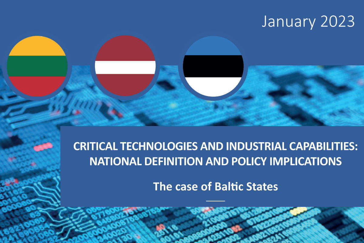 New policy paper examines role of critical technologies and industrial capabilities across Baltic states