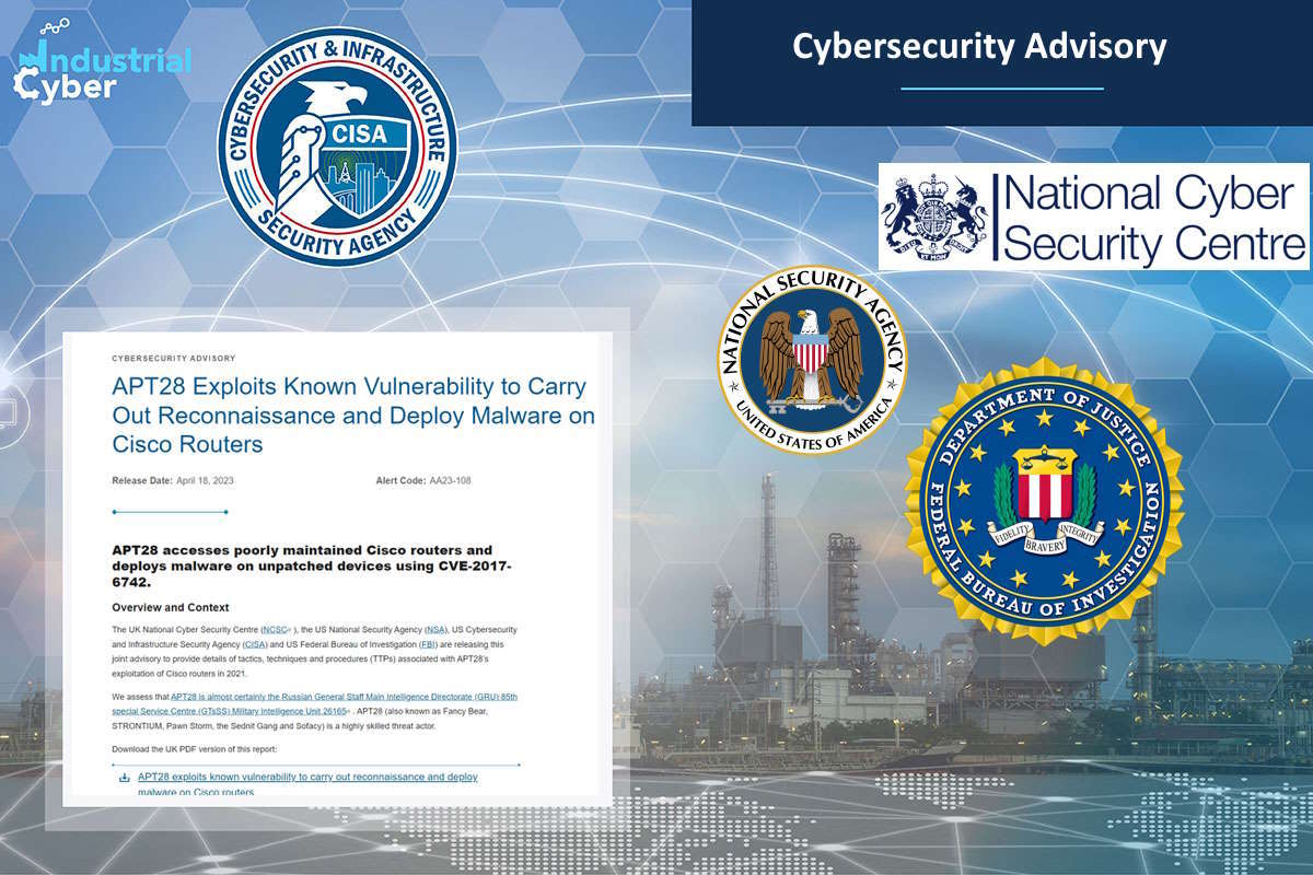 US, UK security agencies warn of APT28 hackers exploiting known Cisco vulnerability, issue mitigation action