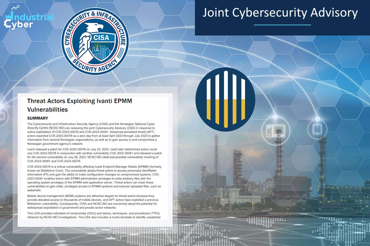 CISA warns of hackers exploiting Ivanti EPMM vulnerabilities, after several Norwegian entities targeted