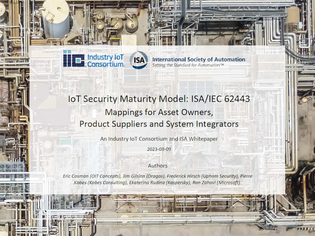 IIC, ISA update IoT security maturity model; guide security of industrial automation and control systems