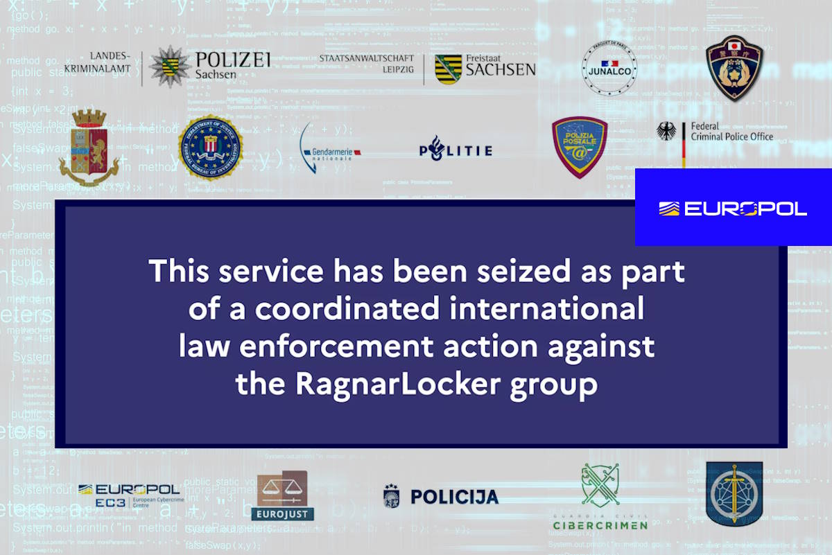 Europol reveals Ragnar Locker ransomware gang dismantled following multinational law enforcement operation