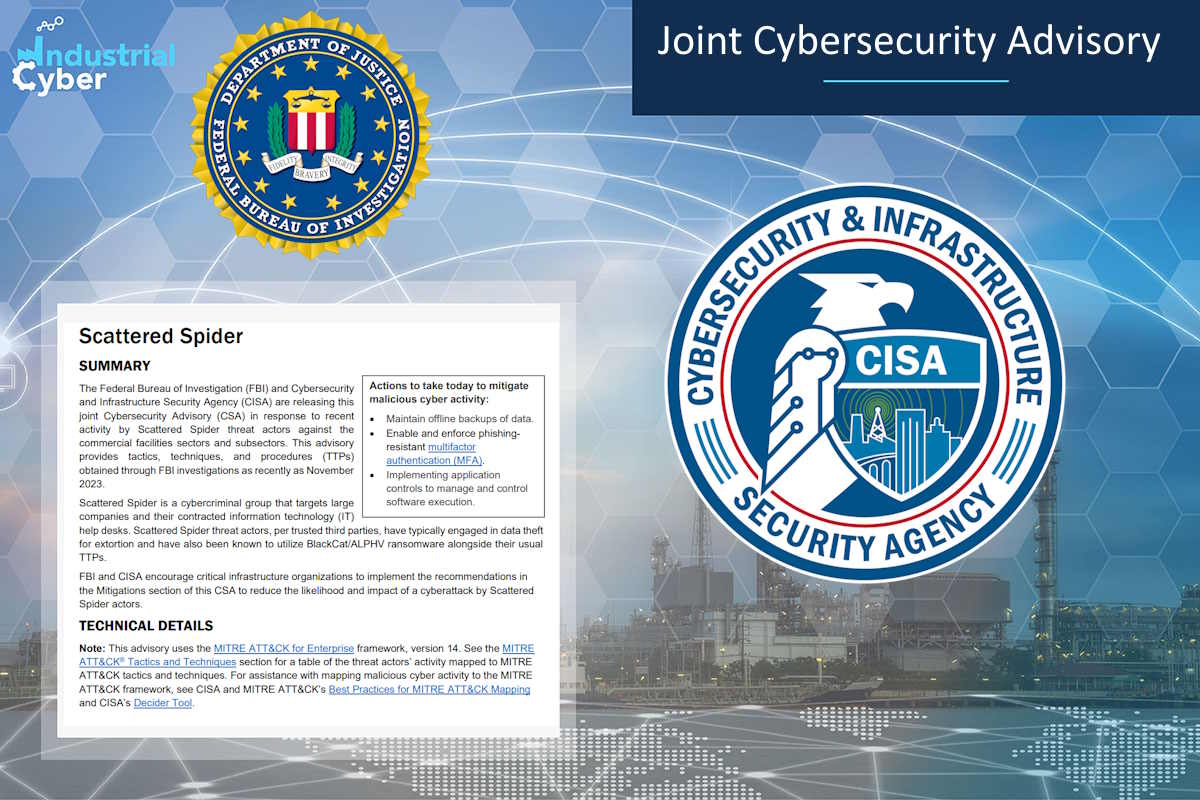 FBI, CISA warn of Scattered Spider hackers targeting commercial facilities, adopt social engineering techniques