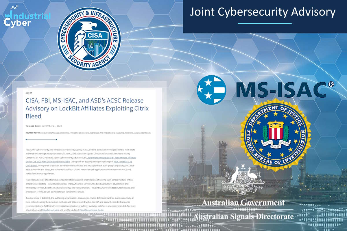 US, Australian security agencies warn of LockBit 3.0 ransomware exploiting Citrix Bleed vulnerability