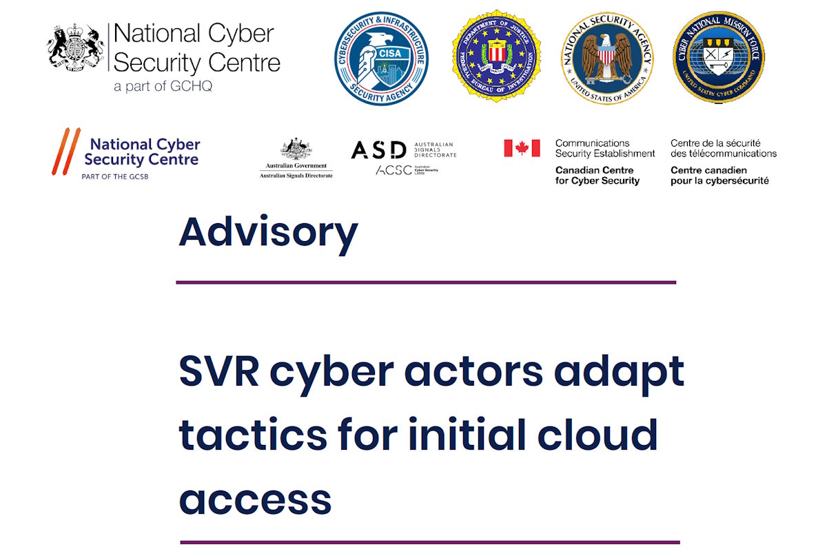 CISA, NCSC, global partners expose SVR cyber espionage tactics targeting cloud environments