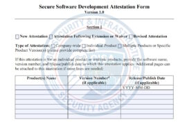 US launches secure software development attestation form to enhance federal cybersecurity