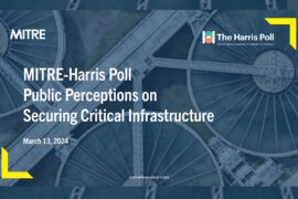 MITRE-Harris poll reveals US public's concerns over critical infrastructure and perceived risks